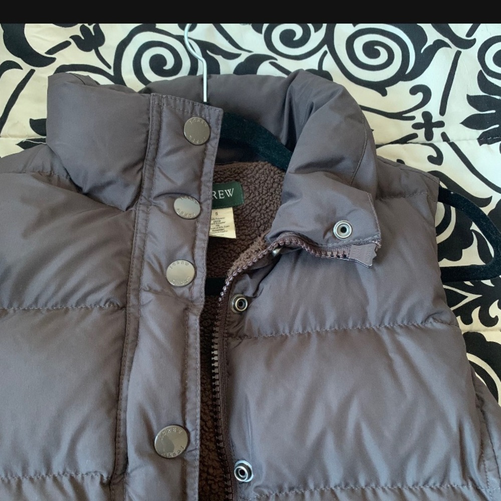 J Crew Brown Puffer Vest - image 4